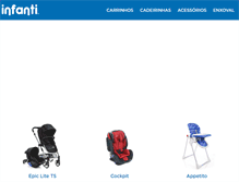 Tablet Screenshot of infanti.com.br